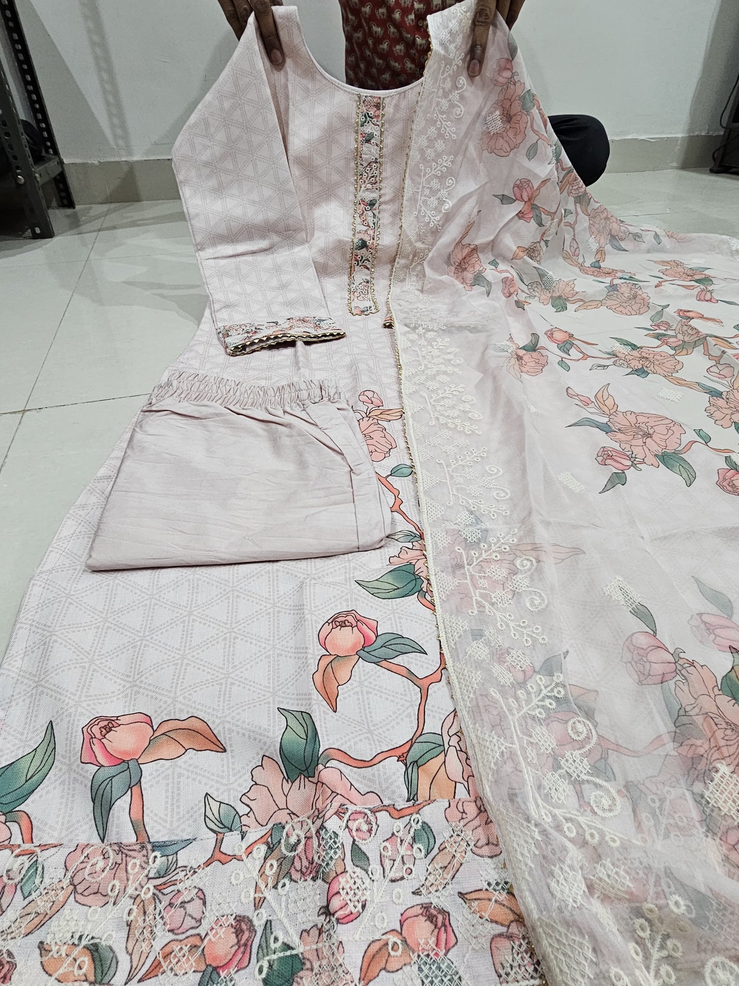 Festival Special Party Wear 3 Piece Designer Kurti,Pent Dupatta Set