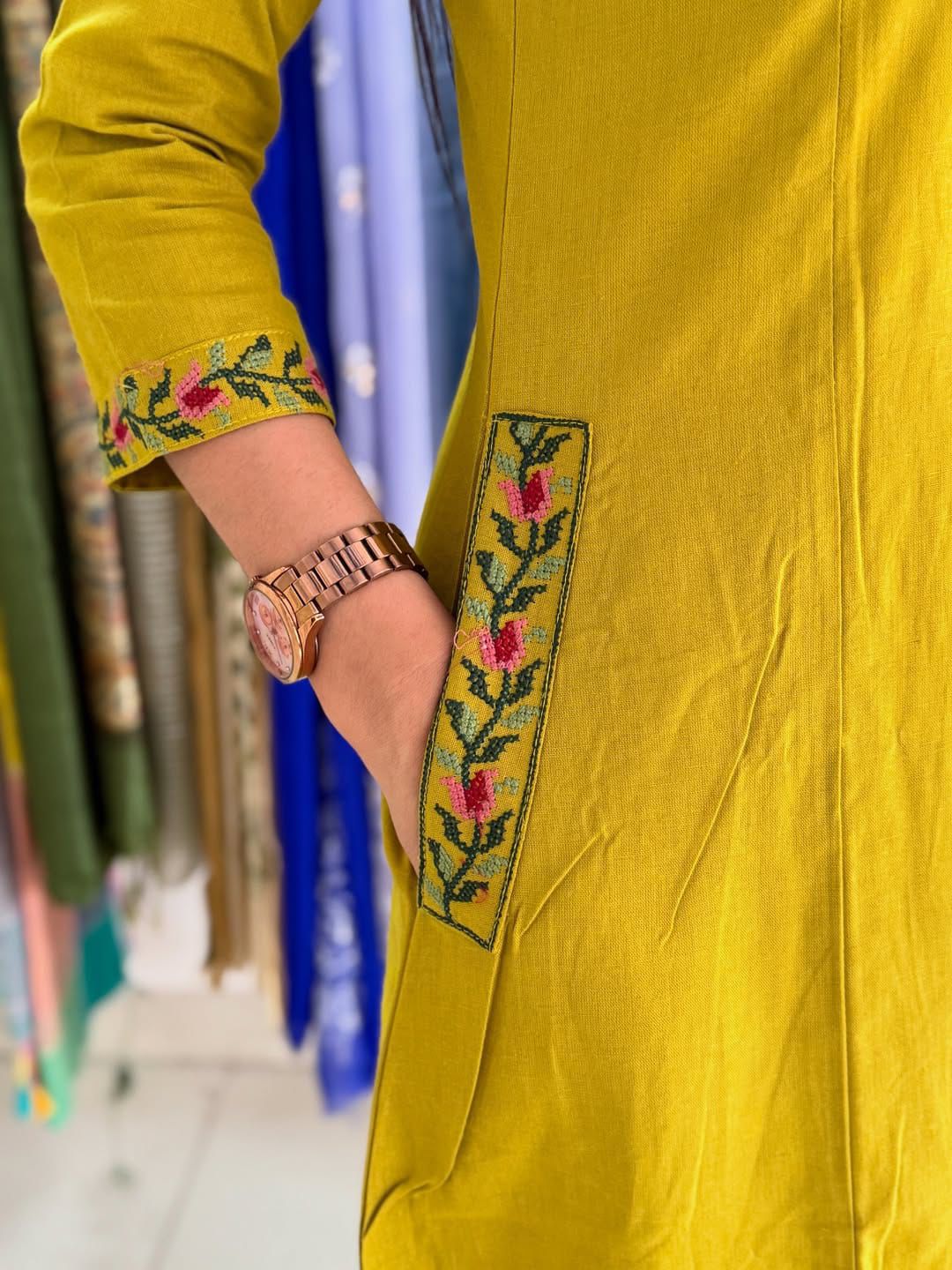 kurta Shikha pure cotton comfy A-line kurta for women