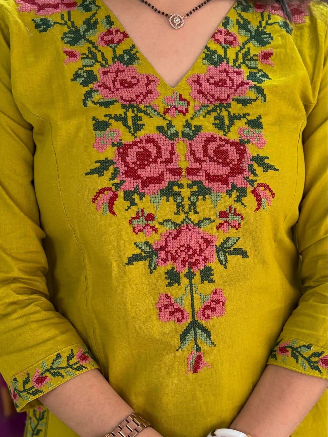 kurta Shikha pure cotton comfy A-line kurta for women