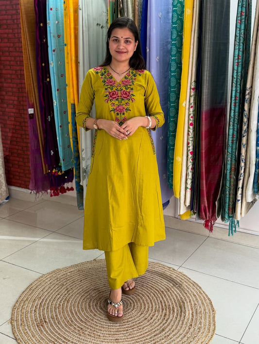 kurta Shikha pure cotton comfy A-line kurta for women